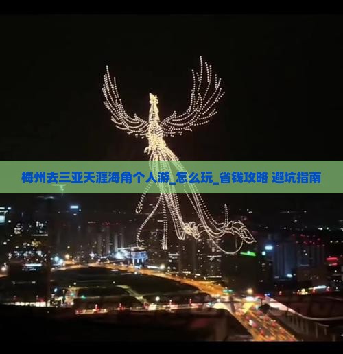 梅州去三亚天涯海角个人游