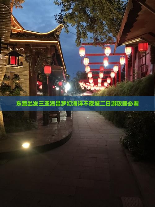 东营去三亚海昌梦幻海洋不夜城二日游
