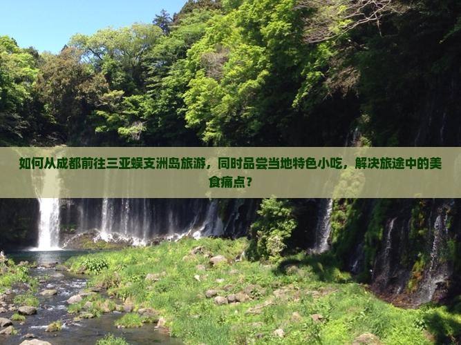 如何从成都前往三亚蜈支洲岛旅游，同时品尝当地特色小吃，解决旅途中的美食痛点？
