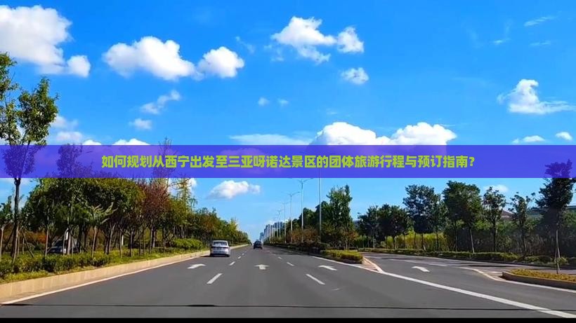 如何规划从西宁出发至三亚呀诺达景区的团体旅游行程与预订指南？