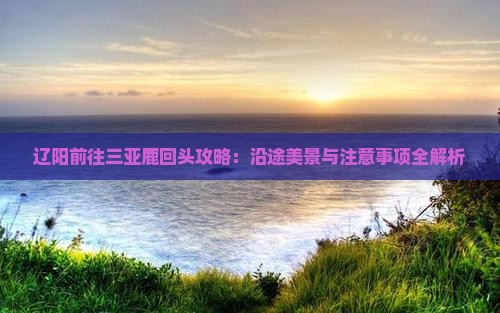 辽阳前往三亚鹿回头攻略：沿途美景与注意事项全解析