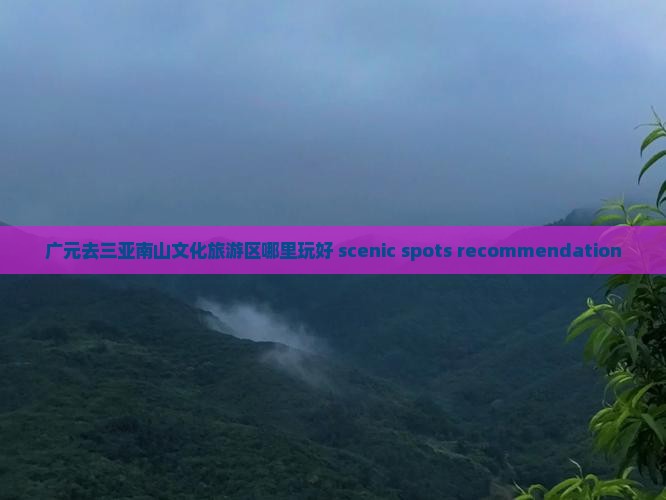 广元去三亚南山文化旅游区哪里玩好 scenic spots recommendation