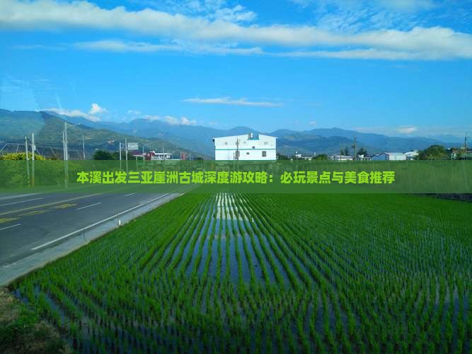 本溪出发三亚崖洲古城深度游攻略:必玩景点与美食推荐 本溪出发三亚崖洲古城深度游攻略:必玩景点与美食推荐