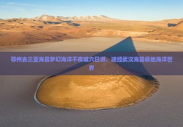 鄂州去三亚海昌梦幻海洋不夜城六日游，途经武汉海昌极地海洋世界