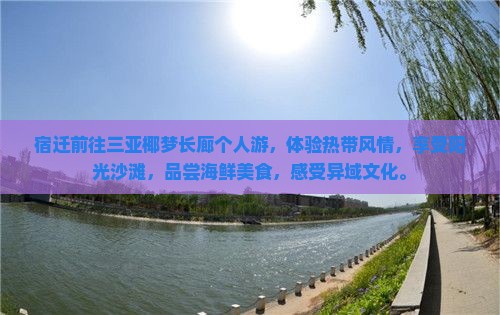 宿迁前往三亚椰梦长廊个人游