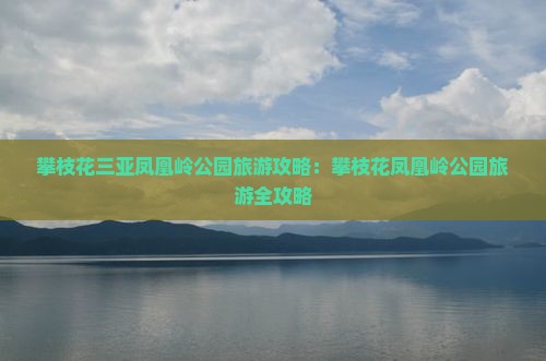 攀枝花去三亚凤凰岭公园旅行社