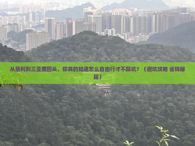 垦利前往三亚鹿回头自由行