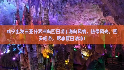 咸宁出发三亚分界洲岛四日游