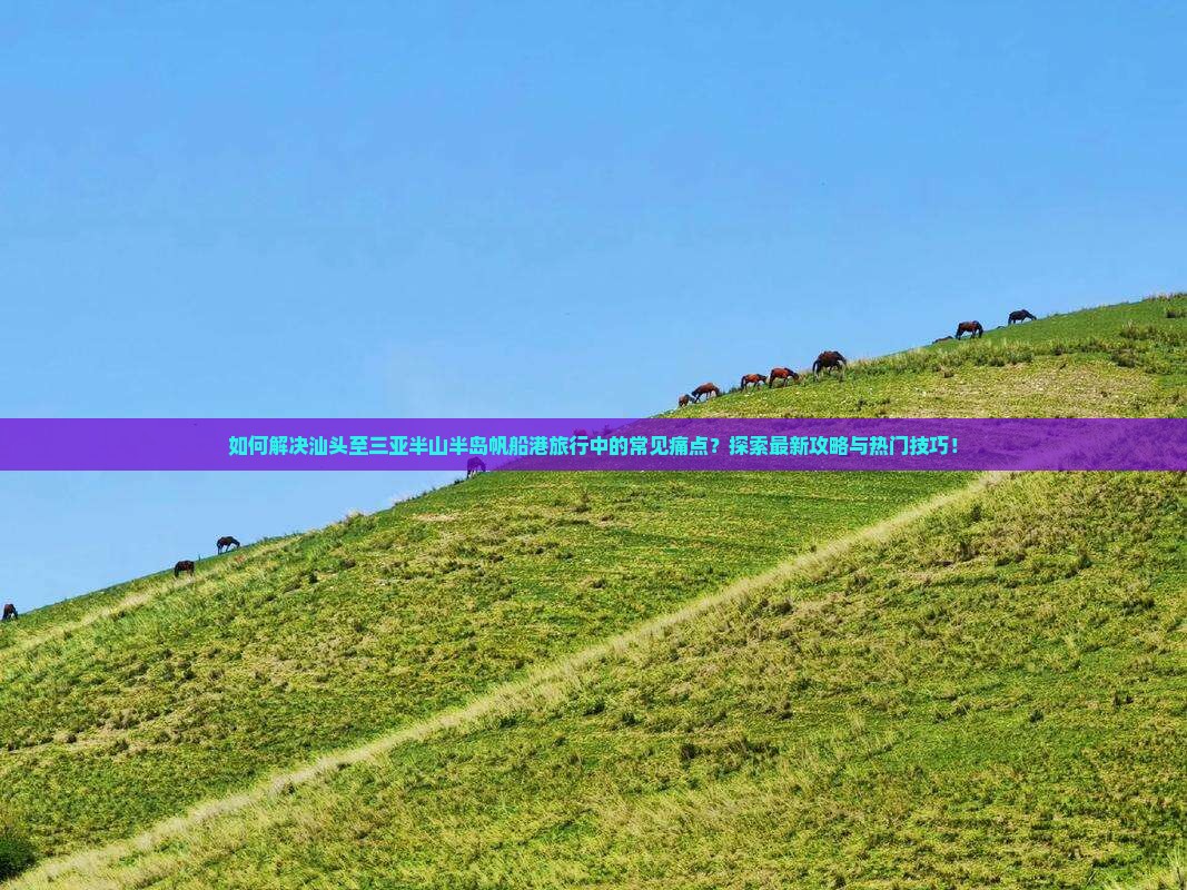 如何解决汕头至三亚半山半岛帆船港旅行中的常见痛点？探索最新攻略与热门技巧！