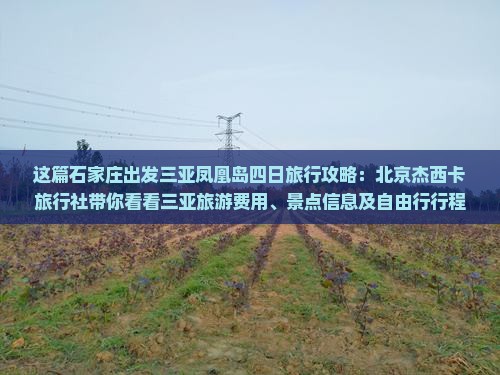 这篇石家庄出发三亚凤凰岛四日旅行攻略：北京杰西卡旅行社带你看看三亚旅游费用、景点信息及自由行行程指南