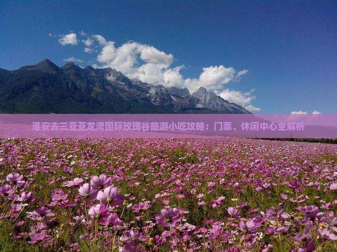 淮安去三亚亚龙湾国际玫瑰谷旅游小吃攻略：门票、休闲中心全解析