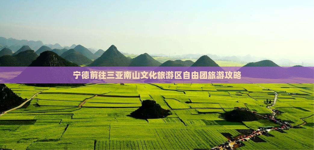 宁德前往三亚南山文化旅游区自由团