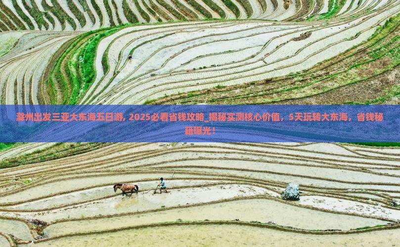 滁州出发三亚大东海五日游