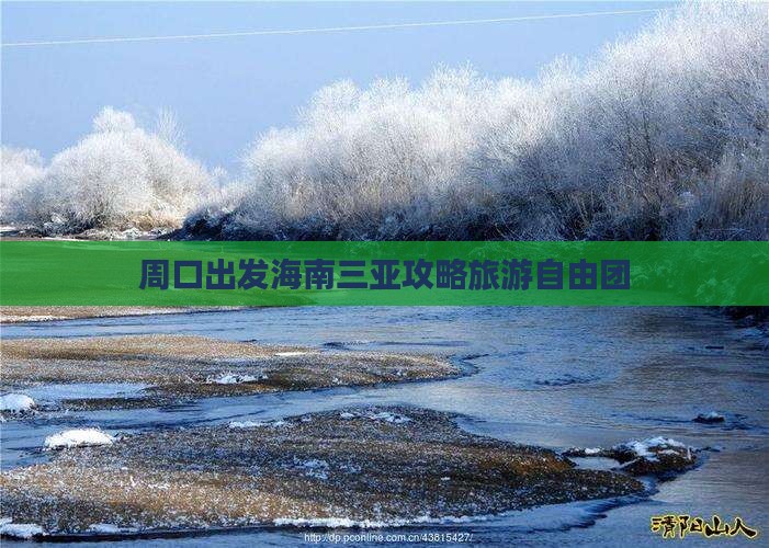 周口前往三亚后海自由团