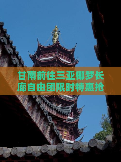 甘南前往三亚椰梦长廊自由团