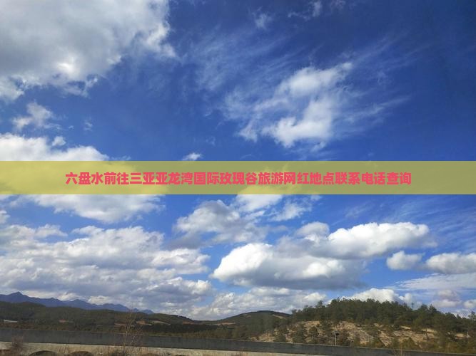 六盘水前往三亚亚龙湾国际玫瑰谷旅游网红地点联系电话查询