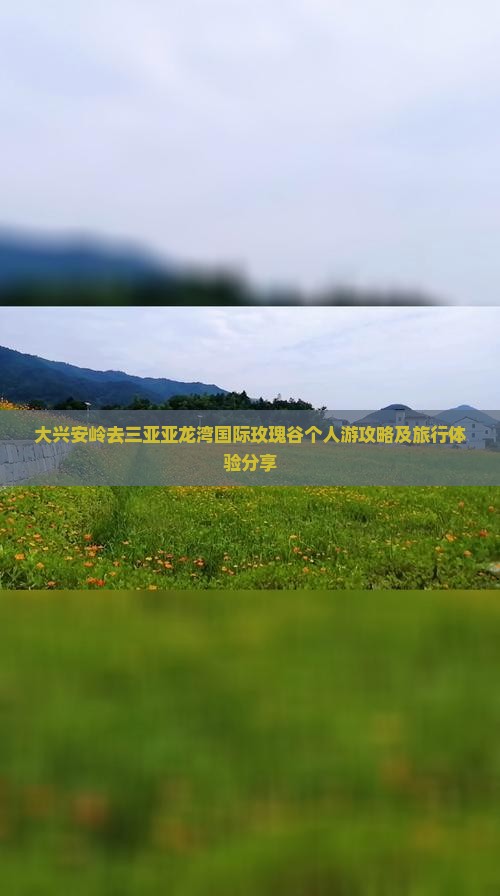 大兴安岭去三亚亚龙湾国际玫瑰谷个人游攻略及旅行体验分享