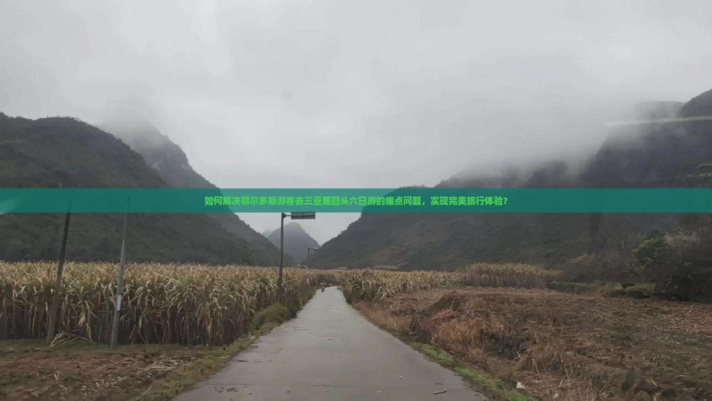 如何解决鄂尔多斯游客去三亚鹿回头六日游的痛点问题，实现完美旅行体验？