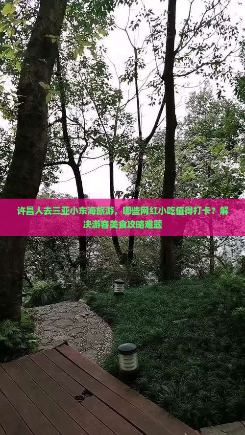 许昌人去三亚小东海旅游，哪些网红小吃值得打卡？解决游客美食攻略难题