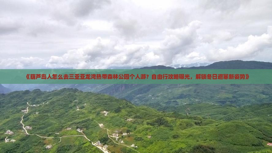 《葫芦岛人怎么去三亚亚龙湾热带森林公园个人游？自由行攻略曝光，解锁冬日避寒新姿势》