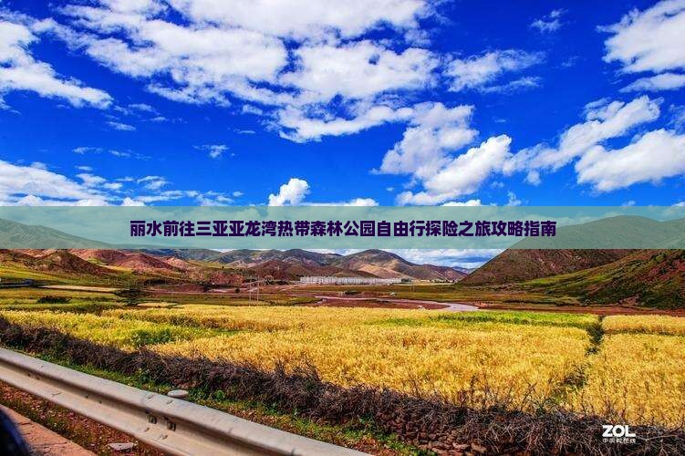 丽水前往三亚亚龙湾热带森林公园自由行探险之旅攻略指南