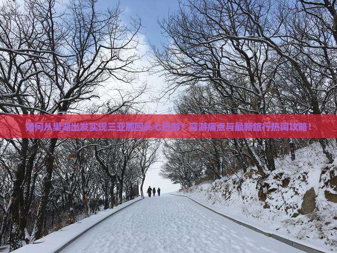 如何从巢湖出发实现三亚鹿回头七日游？穷游痛点与最新旅行热词攻略！