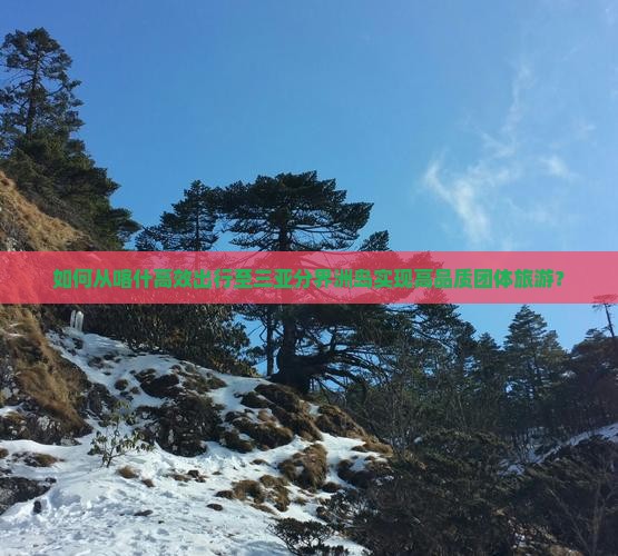 如何从喀什高效出行至三亚分界洲岛实现高品质团体旅游？