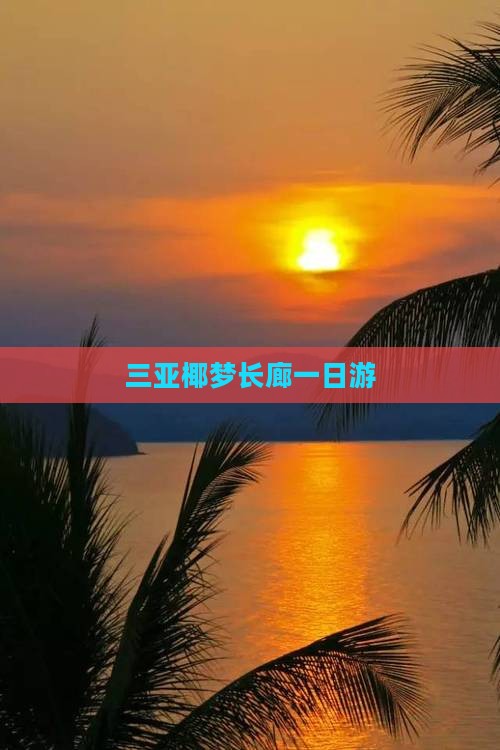 三亚椰梦长廊一日游