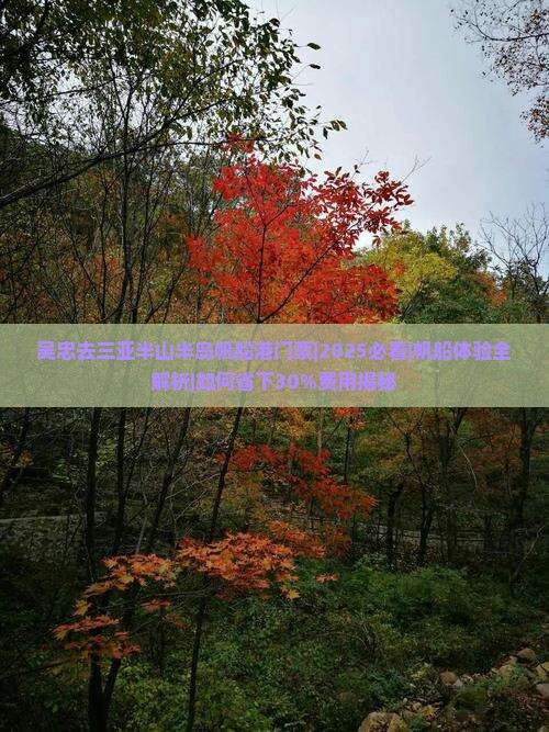 吴忠去三亚半山半岛帆船港门票