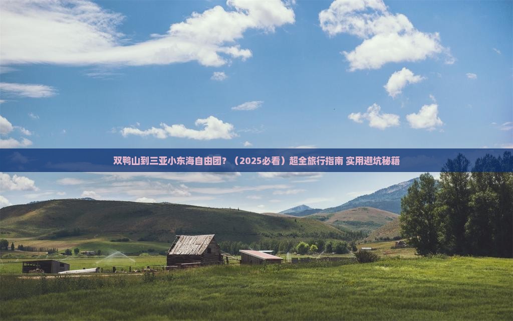 双鸭山出发三亚小东海自由团