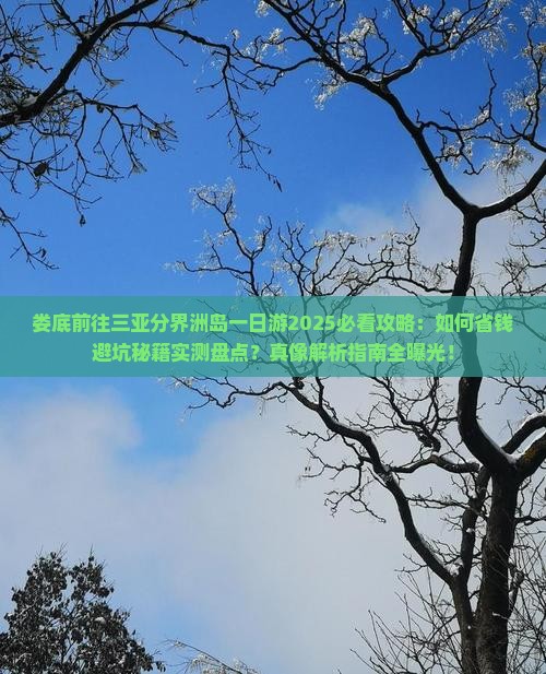 娄底前往三亚分界洲岛一日游