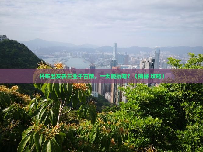 丹东出发三亚千古情一日游