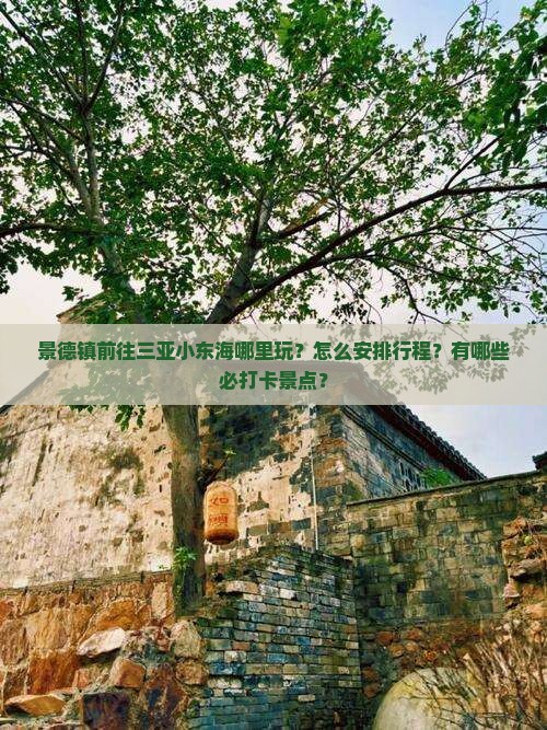 景德镇前往三亚小东海哪里玩？怎么安排行程？有哪些必打卡景点？
