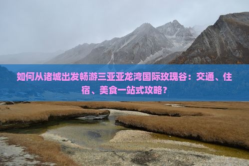 如何从诸城出发畅游三亚亚龙湾国际玫瑰谷：交通、住宿、美食一站式攻略？