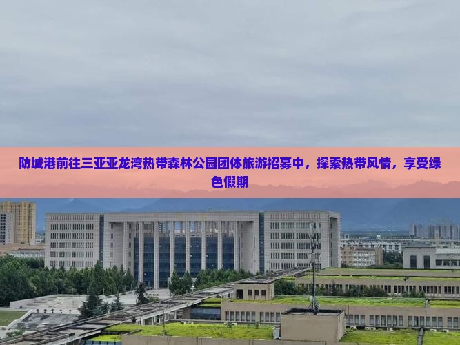 防城港前往三亚亚龙湾热带森林公园团体旅游招募中，探索热带风情，享受绿色假期