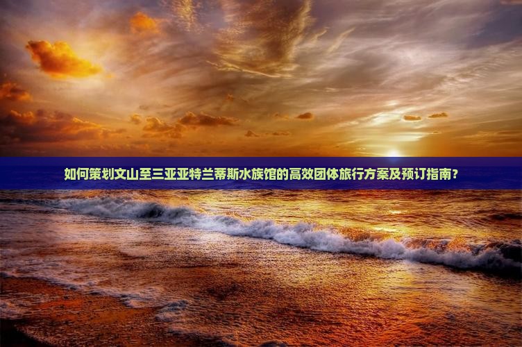 如何策划文山至三亚亚特兰蒂斯水族馆的高效团体旅行方案及预订指南？
