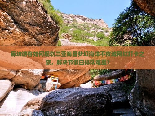 廊坊游客如何规划三亚海昌梦幻海洋不夜城网红打卡之旅，解决节假日排队难题？