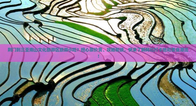 荆门到三亚南山文化旅游区旅游小吃？担心票价贵、攻略繁琐，快来了解网红打卡地和美食潮流！