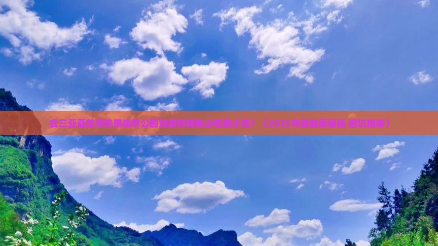 泸州出发三亚亚龙湾热带森林公园旅游小吃