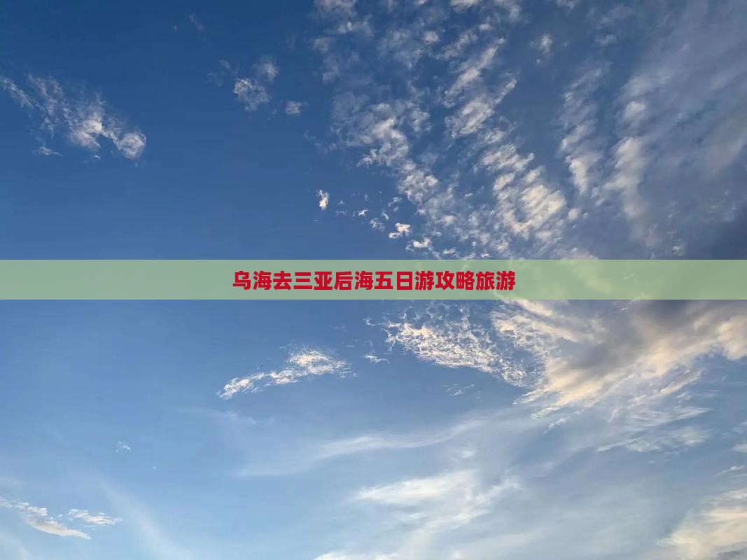 乌海去三亚后海五日游