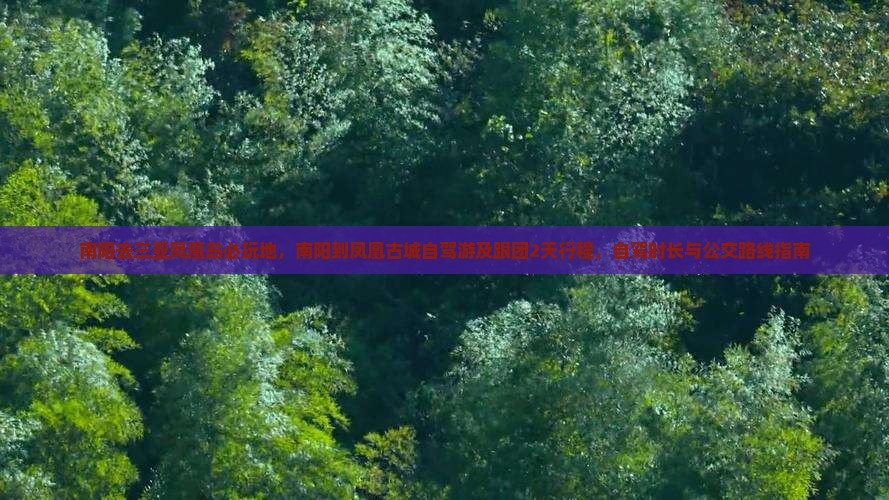 南阳去三亚凤凰岛必玩地