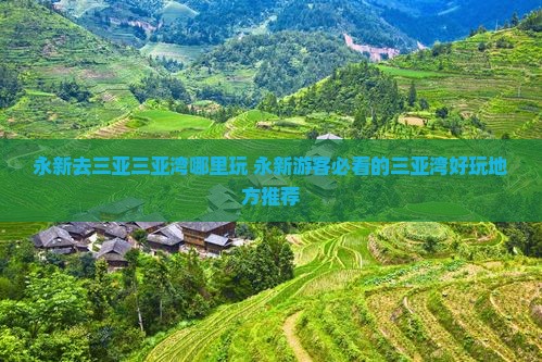 永新去三亚三亚湾哪里玩