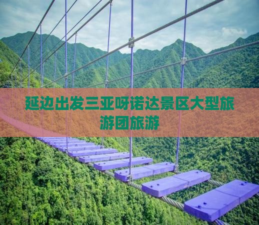 延边出发三亚呀诺达景区大型旅游团