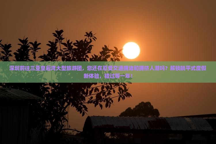 深圳前往三亚皇后湾大型旅游团