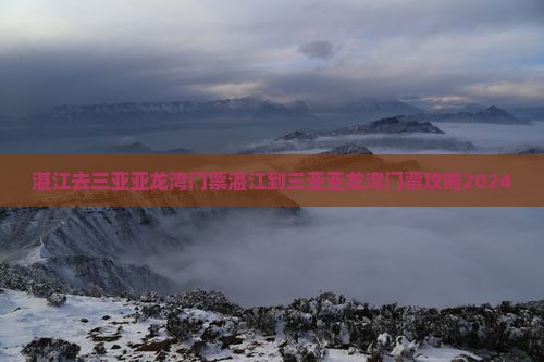 湛江去三亚亚龙湾门票