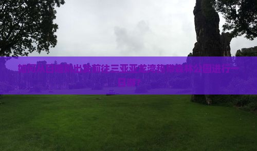 如何从日喀则出发前往三亚亚龙湾热带森林公园进行一日游？