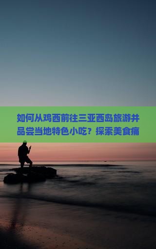 如何从鸡西前往三亚西岛旅游并品尝当地特色小吃？探索美食痛点，解锁旅行新体验！