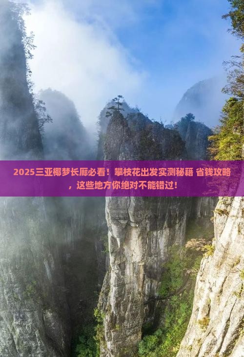 攀枝花出发三亚椰梦长廊必玩地
