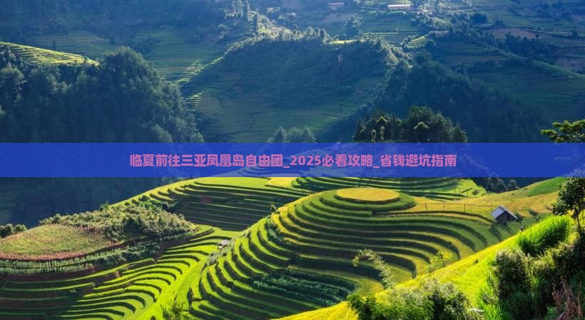 临夏前往三亚凤凰岛自由团