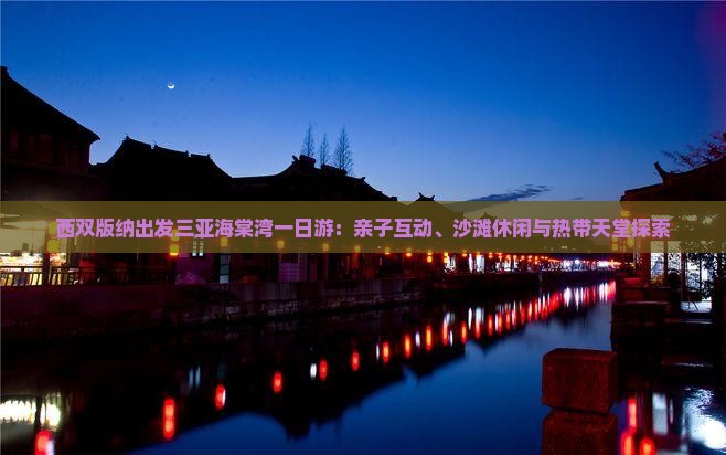 西双版纳出发三亚海棠湾一日游：亲子互动、沙滩休闲与热带天堂探索